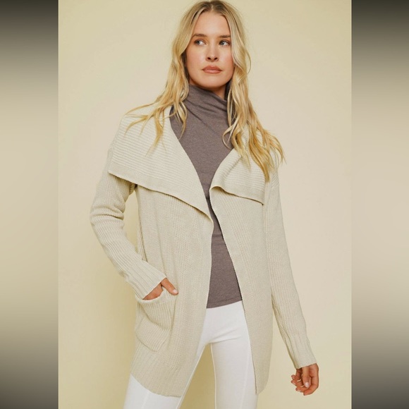 Mystree Sweaters - 🆕Cardigan Shawl Collar Ivory S, M & L Available